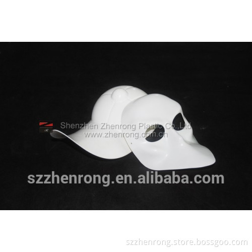 Custom thermoformed plastic mask